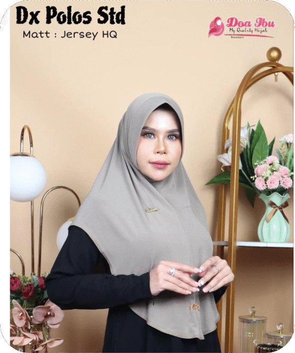 hijab Bergo Dx Polos Std Doa Ibu