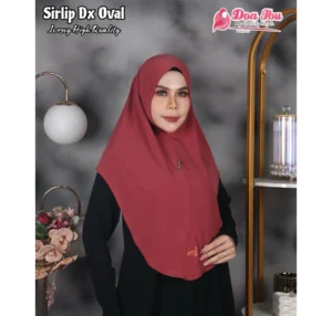 Hijab Sirlip Dx Oval Doa Ibu